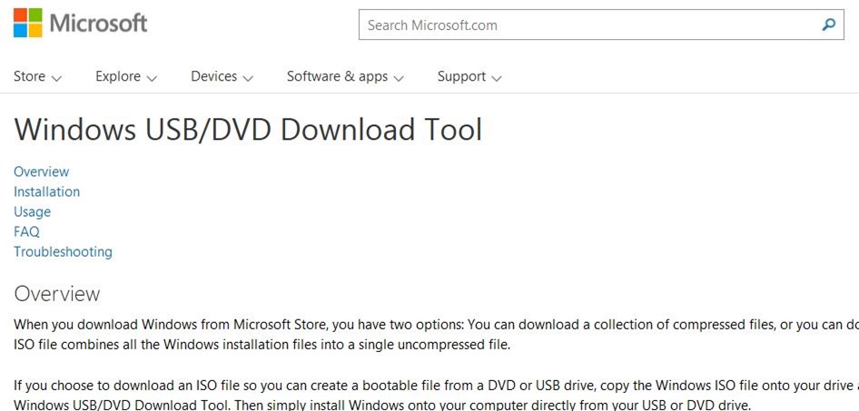 Windows USBDVD Download Tool instal the new for windows